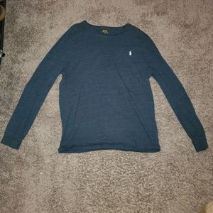 blue long sleeve RL Polo shirt